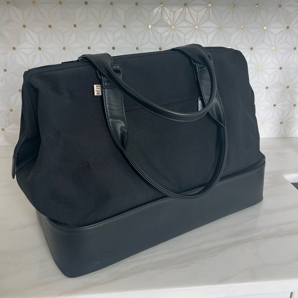 BEIS Black Travel Bag